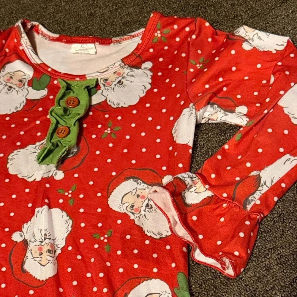 Santa Claus Red Kids Nightgown